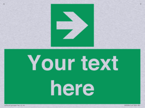 Custom Arrow Right Sign